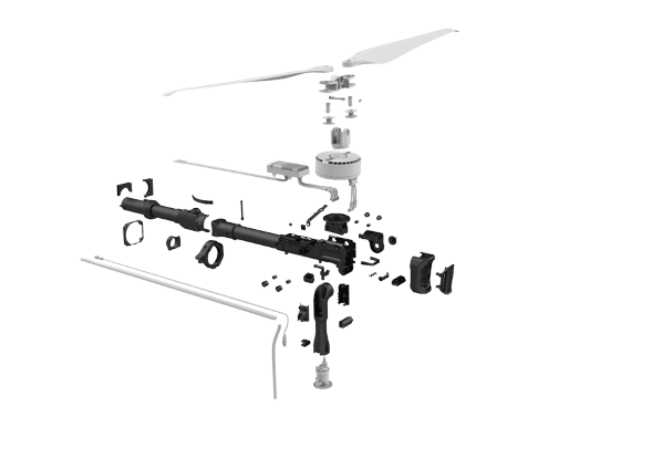 P100 Pro - Arm - Frame (Arm 4)