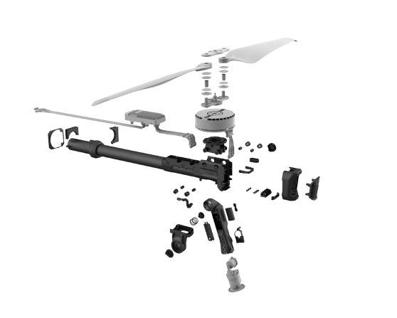 P100 - Arms - Frame (Arm 4)