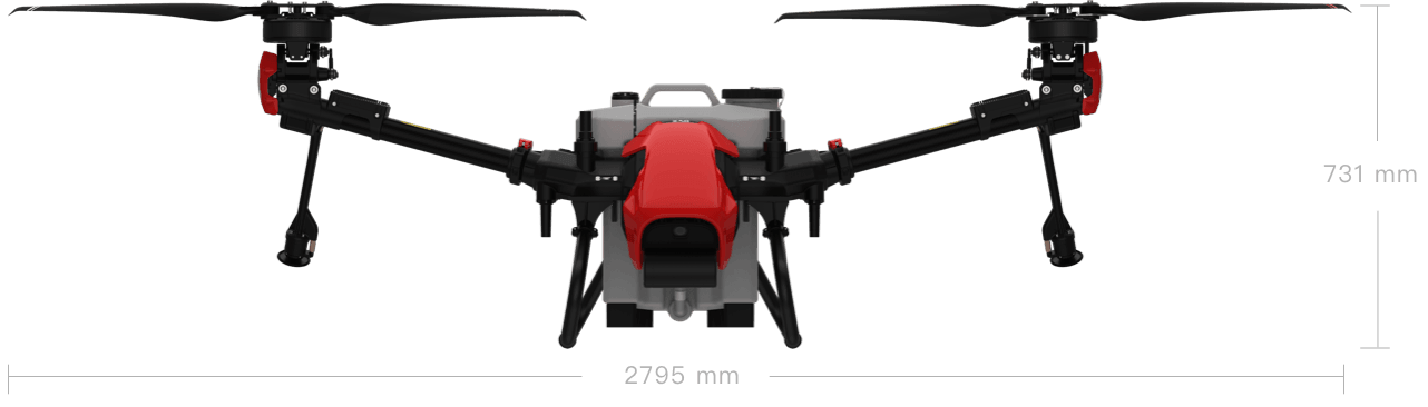 Agricultural Spraying Drone XAG V40 Spraying Drone (4.2gal / 16L)-Drone / UAV-XAG-HSE-UAV