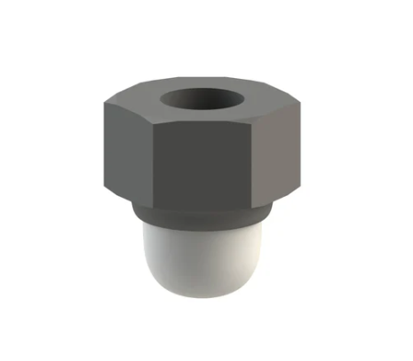 M6 non-metallic embedded hexagonal cap nut