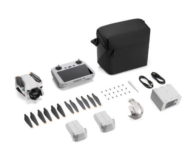 DJI Mini 3 | 4K HDR Camera Drone | Fly More Combo with DJI-RC Screen Controller - HSE-UAV
